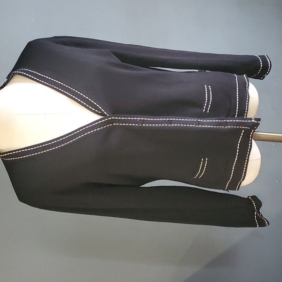 Bcbg woman's black buttondown cardigan sweater size L - Picture 3 of 11